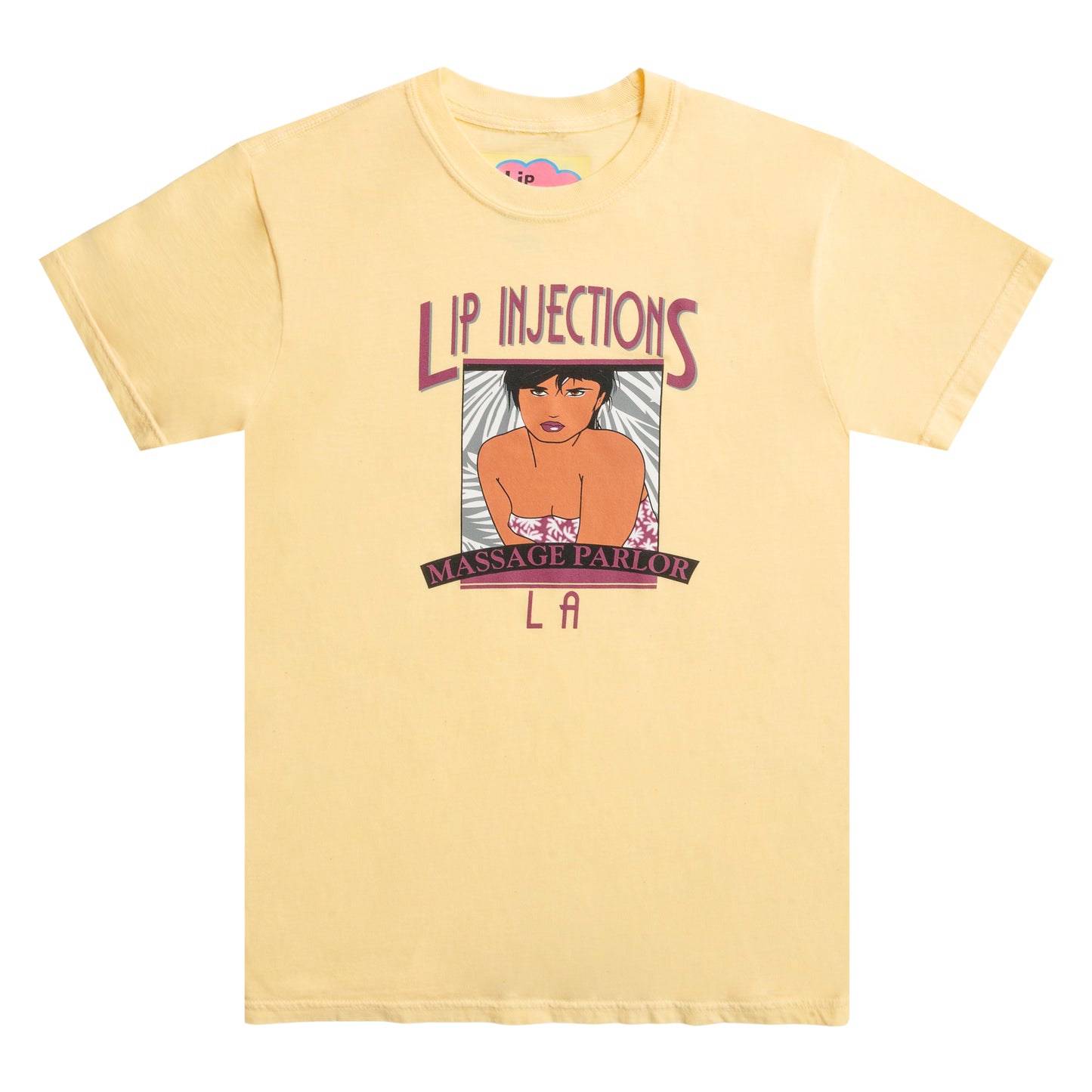 Massage Parlor Tee (Yellow)